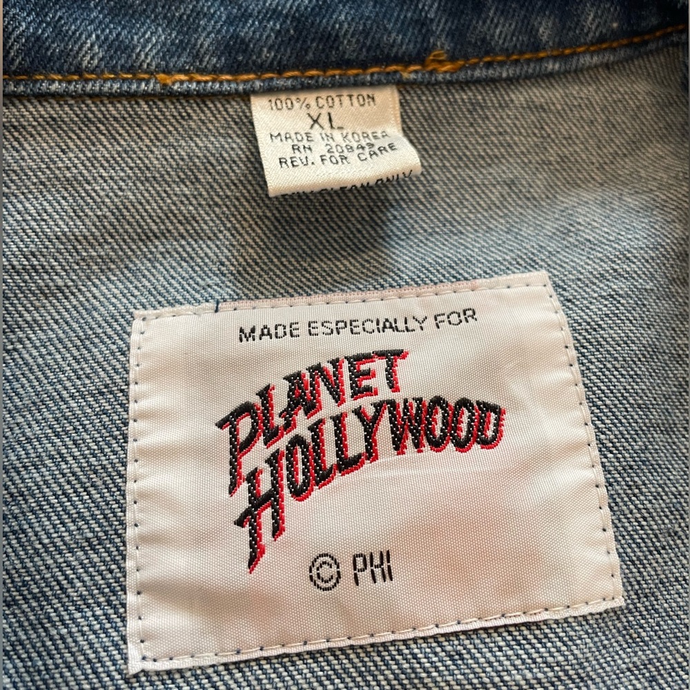 Vintage Planet Hollywood Denim Jacket - Picture 6 of 11